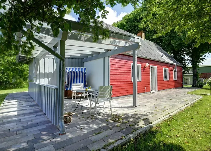 Fewo1846 - Rotes Haus - Idyllisch Gelegenes Haus Mit 2 Schlafzimmern Und Grossem Grundstueck Prázdninový dům